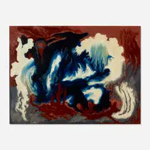Wally Strautin, Untitled, 1952, oil on canvas