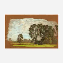 Alexander Shilling, Edge of the Forest, 1911, pastel and graphite on paper
