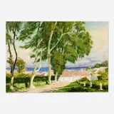 Albert Sheldon Pennoyer, Bright Day, c.1930, watercolor on paper