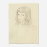 Albert Edward Sterner, Olivia, Newport, Rhode Island, 1911, graphite and crayon on paper