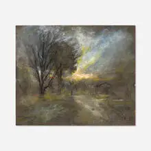 Glen Cooper Henshaw, Sojourn at Daybreak, pastel on paper