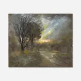 Glen Cooper Henshaw, Sojourn at Daybreak, pastel on paper