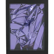 Anselm Reyle, Untitled, 2005, mixed media on board in artist's frame