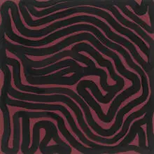Wavy Lines by Sol LeWitt, 1999, gouache on paper, sold Jun 2009