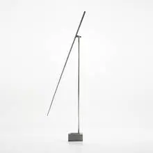 George Rickey, One Line Down, 1995, stainless steel, lead