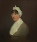 William Allan, A pair of portraits Elizabeth Innes, half length and John Wright, half length