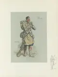 'Snaffles' Charlie Johnson Payne, A Heilan Lad, a hand coloured print