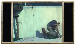 Josef Kugler, Capriccio, 1913, Tempera auf Leinwand