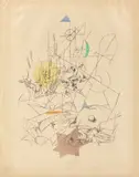 Paul Klee, Zerstörung und Hoffnung, 1916, Lithografie, aquarelliert, auf van Gelder-Bütten
