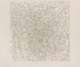Vera Molnár, DE LA SÉRIE (DES) ORDRES, 1971, Plotterzeichnung: Tusche auf Papier