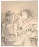 Jeanne Mammen, Im Café am Bülowbogen