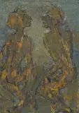 Teufelstanz by Christian Rohlfs, Um 1935, Tempera auf Leinwand, sold May 2011