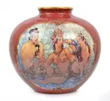 Norman Lindsay, 30th Anniversary Limited Edition Vase ceramic 170/300, ceramic 170/300