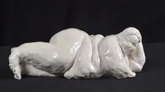 Untitled (Nude Lying on Side) ceramic by Christopher Mason, ceramic, sold Jul 2013