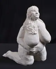 Untitled (Kneeling Nude) 2012 ceramic by Christopher Mason, 2012, ceramic, sold Jul 2013