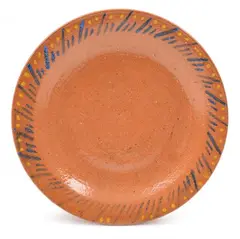 Gladys Reynell, EARTHENWARE PLATE, SIGNED AND DATED 1920 WITH SPIROGRAPH TO BASE (EXHIBITED AT S.A ART GALLERY), 16.5 CM, 1920
