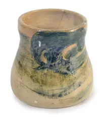 Merric Boyd, HAND PAINTED VASE, SIGNED AND DATED 1938 (HAIRLINES), 1938