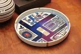Royal Copenhagen, AN ALUMINIA TENERA PLATE, CIRCA 1968