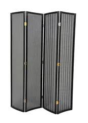 Eilen Gray, A FOLDING SCREEN, DESIGNED 1930, 1930, lacquered wood, perforated metal sheet