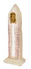 Street Tower sandcast glass by Pamela Stadus, sandcast glass, sold Aug 2012