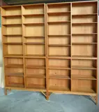 Borge Mogensen, A PAIR OF TALL DANISH OAK OPEN BOOKCASES