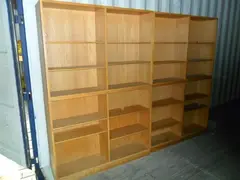 Borge Mogensen, A PAIR OF TALL OAK OPEN BOOKCASES