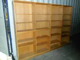 Borge Mogensen, A PAIR OF TALL OAK OPEN BOOKCASES