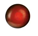Glazed bowl by Gertrud and Otto Natzler, c. 1955, Shallow ceramic bowl with red Uranium glaze, sold Oct 2010