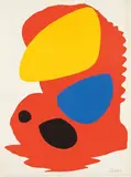 Alexander Calder, Untitled (LACMA exhibition poster), 1965, Color lithograph