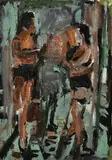 Roger Herman, Untitled (Two Figures Standing)