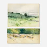 Charles Warren Eaton, two works