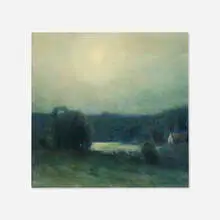 Silver Sheen by Charles Warren Eaton, watercolor and chalk on paper, sold Sep 2020
