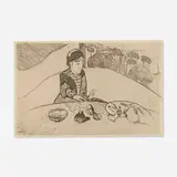 Paul Gauguin, La Femme aux Figues, 1894, etching