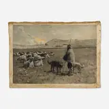 George Chambers, An Angora Shepherd, 1893, oil on canvas