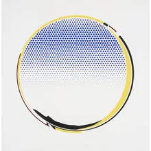 Mirror by Roy Lichtenstein, 1972, color lithograph and screenprint on paper, sold Jun 2009