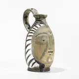 Femme du Barbu pitcher by Pablo Picasso, 1953, glazed earthenware, sold Jun 2009