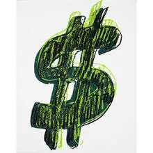 Andy Warhol, $ 1, 1981, screenprint on paper