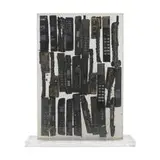 Arman 1928-2005, Inclusion de Telephones Portables, 2005, remnants of portable telephones in resin