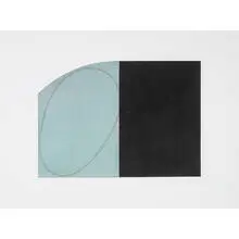Robert Mangold, A, 1997, lacquered wood on paper