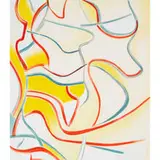 Willem de Kooning, untitled (from Quatre Lithographies), 1986, lithograph on paper