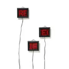Jenny Holzer b. 1950, Survival Series LEDs, set of three, c. 1992, LED, plastic