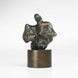 Henry Moore, Mother and Child: Rock, 1982, bronze