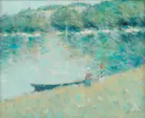 Andre Gisson, August day, oil on canvas