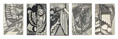Madge Gill, A Group of Twenty-Six Drawings, 1940, pen and ink on paper, one pastel on paper