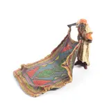 Franz Bergmann, cold-painted bronze of a Middle Eastern carpet seller, cold-painted bronze