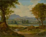 Johann Christian Reinhart, Ideallandschaft mit Ziegenhirten