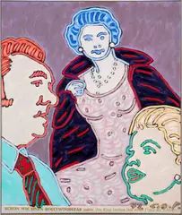 C. O. Paeffgen, Schön wie ein Hollywoodstar, 1972, Acryl auf Leinwand