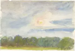 Paysage by Camille Pissarro, Um 1890, Aquarell auf Papier, sold Jun 2026