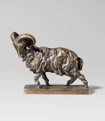 Renée Sintenis, Widder, 1937, Bronze mit dunkelbrauner Patina