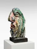 Markus Lüpertz, Il Principe, aus der Serie „Bürger von Florenz, 1983, Bronze, farbig gefasst